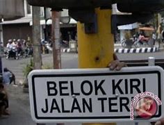 Bahasa Inggrisnya Jalan Lurus Belok Kiri